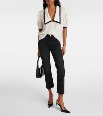 Le High cropped slim jeans | Frame