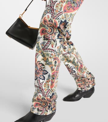 Bedruckte Mid-Rise Straight Jeans | Etro