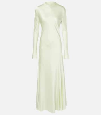 Robe longue Raquel en soie mélangée | Tove