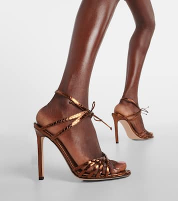 Sandalias Angelica 105 de piel grabada | Tom Ford