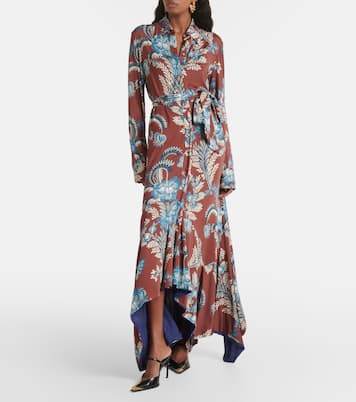 Abito chemisier asimmetrico con stampa | Etro