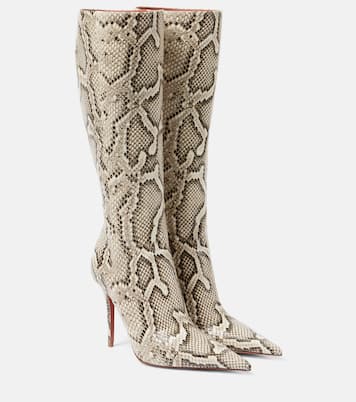 Stiefel Barbara 105 aus Leder | Amina Muaddi