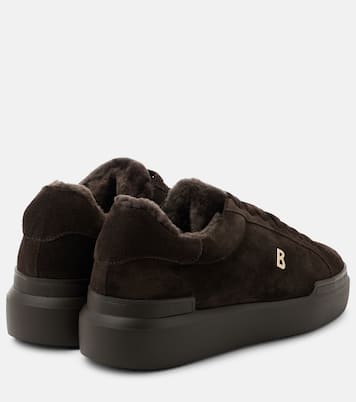 Baskets Hollywood en daim et shearling | Bogner
