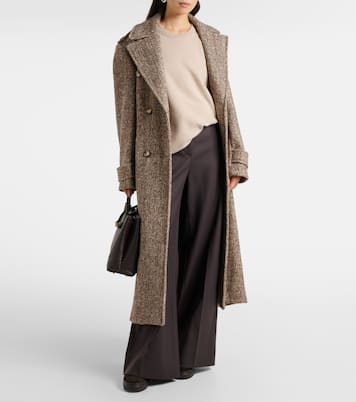 Baskets Hollywood en daim et shearling | Bogner