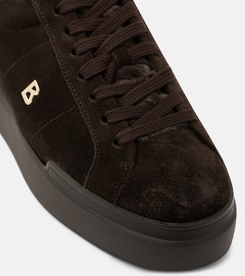 Baskets Hollywood en daim et shearling | Bogner