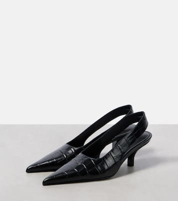 Escarpins en cuir embossé | Toteme