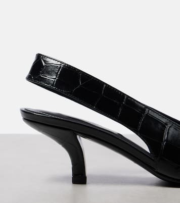 Escarpins en cuir embossé | Toteme