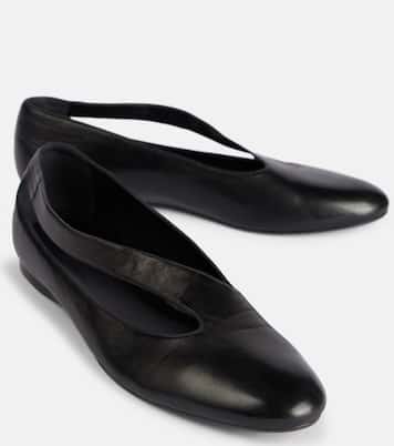 Ballerine Diana in pelle con cut-out | Khaite
