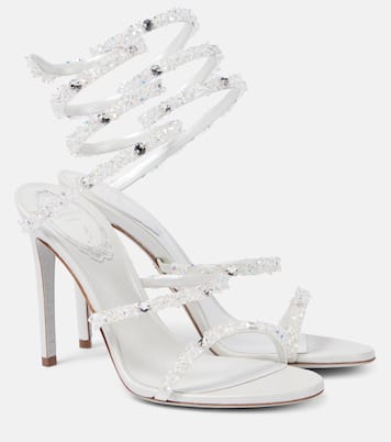 Sandales Cinderella Cleo 105 en satin à ornements | Rene Caovilla
