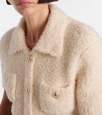 Embellished wool-blend top | Self-Portrait