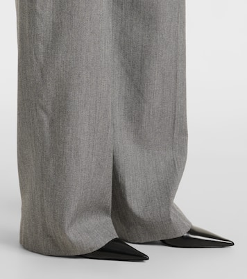 Weite High-Rise-Hose aus Twill | Vince