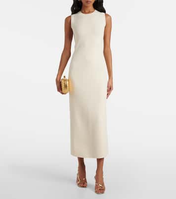 Abito midi Visiera in crêpe | Max Mara