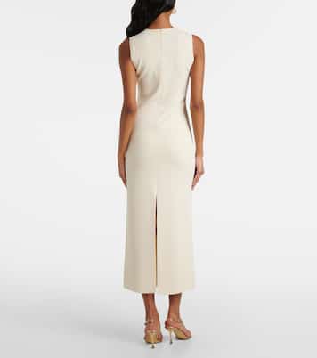 Abito midi Visiera in crêpe | Max Mara