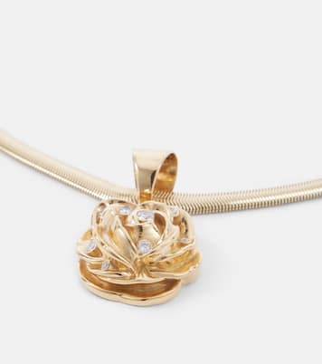 Collana con pendente e cristalli | Magda Butrym