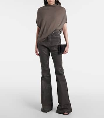 Wool turtleneck top | Rick Owens