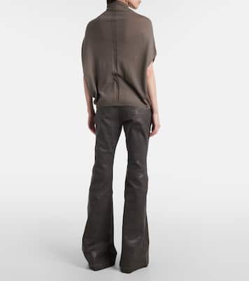 Wool turtleneck top | Rick Owens