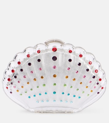 Pochette Crystal Shell à ornements | Aquazzura