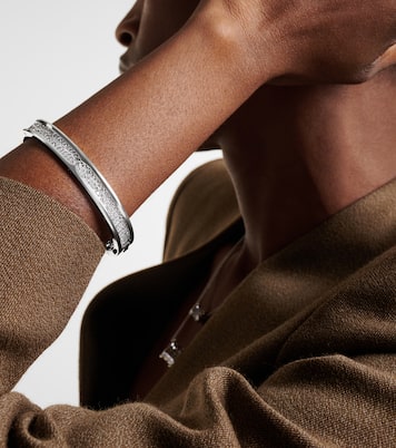 Bracciale B.zero1 in oro bianco 18kt con diamanti | Bvlgari