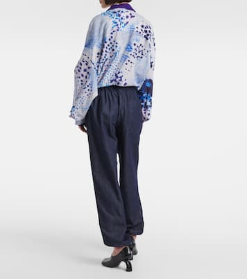 Pantalon droit en denim | Dries Van Noten