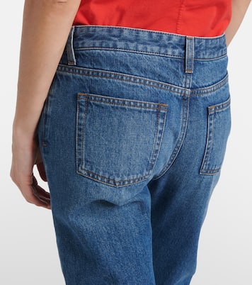 Jean slim Riaco à taille mi-haute | The Row