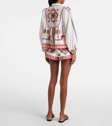 Blusa Mary’s Tiles in cotone | Farm Rio