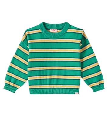 Pullover in cotone a righe | Tinycottons