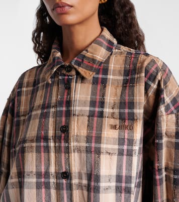 Diana checked cotton flannel shirt | The Attico