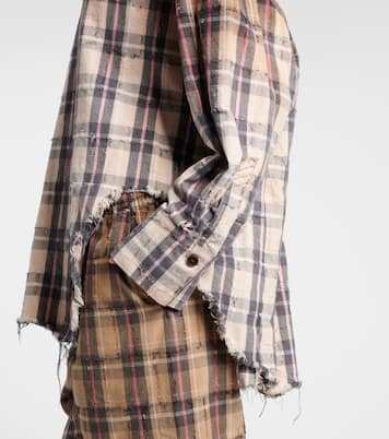 Diana checked cotton flannel shirt | The Attico