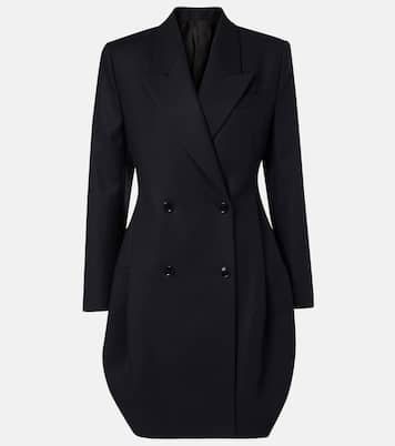 Double-breasted cotton blazer dress | Alaïa