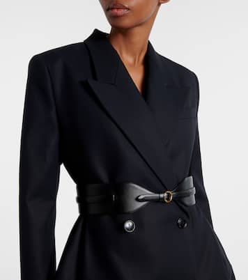 Double-breasted cotton blazer dress | Alaïa