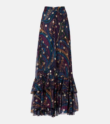 Jupe longue en soie | Etro