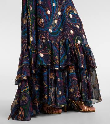 Jupe longue en soie | Etro