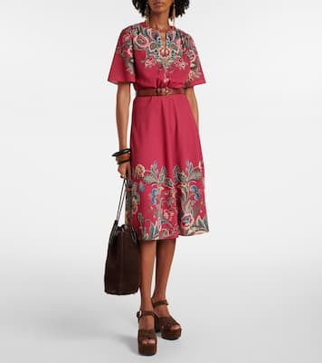 Vestido largo de crepé de jersey | Etro