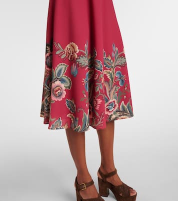 Vestido largo de crepé de jersey | Etro