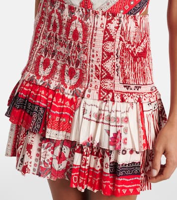 Minifalda Naomi de algodón estampada | Marant Etoile