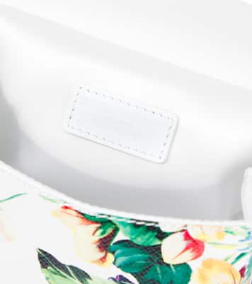 Cabas Sicily en cuir à fleurs | Dolce&Gabbana Kids
