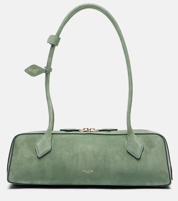 Le Teckel Medium suede shoulder bag | Alaïa