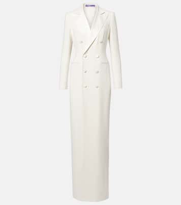 Vestido de fiesta Kristian de cady de seda | Ralph Lauren Collection