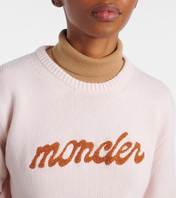 Pull en laine et cachemire à logo | Moncler