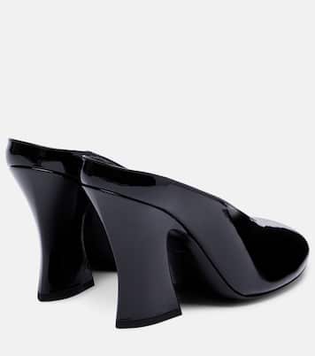 Sculpted 90 mirrored leather mules | Givenchy