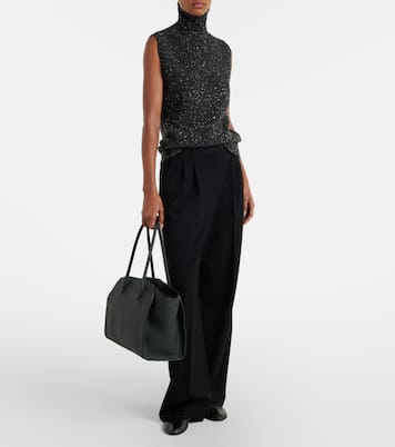 حقيبة يد من الجلد Marlo Medium | The Row