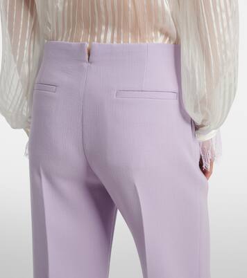 High-rise virgin wool wide-leg pants | Chloé