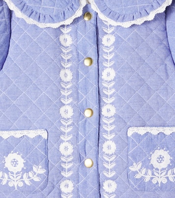 Jouliana embroidered cotton jacket | Louise Misha