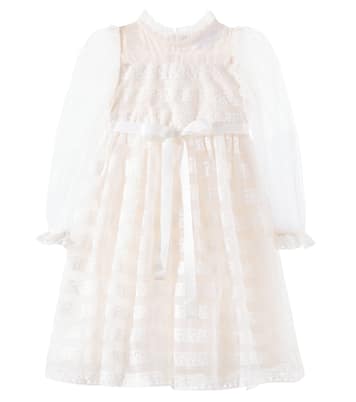 Lace-trimmed tulle dress | Petite Amalie  