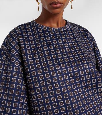 Notizia printed jersey top | Max Mara