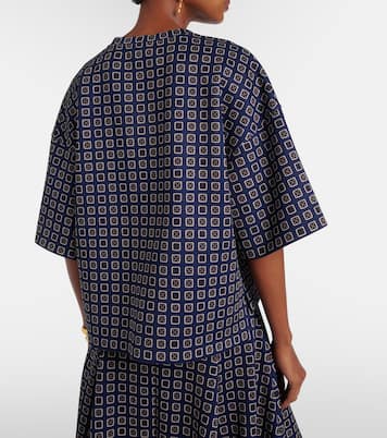 Notizia printed jersey top | Max Mara