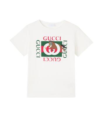 X Euan Roberts T-Shirt aus Baumwoll-Jersey | Gucci Kids