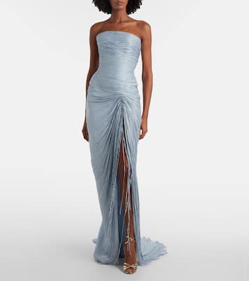 Tatiana pleated corset gown | Marmar Halim