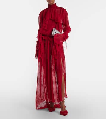 Saeda 100 embellished mesh pumps | Jimmy Choo