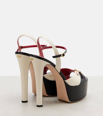 Crasher 125 leather platform sandals | Valentino Garavani